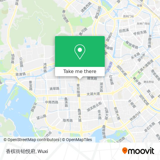 香槟街铂悦府 map