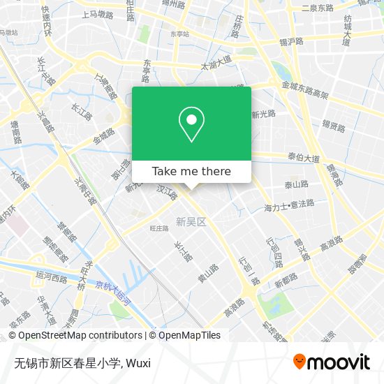 无锡市新区春星小学 map