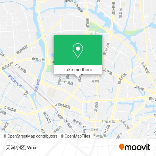 天河小区 map