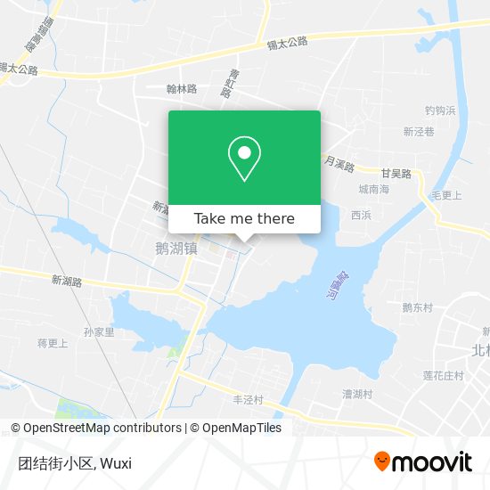 团结街小区 map