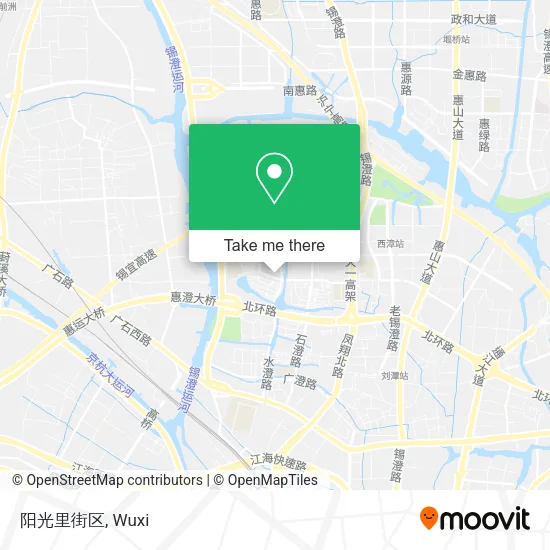 阳光里街区 map