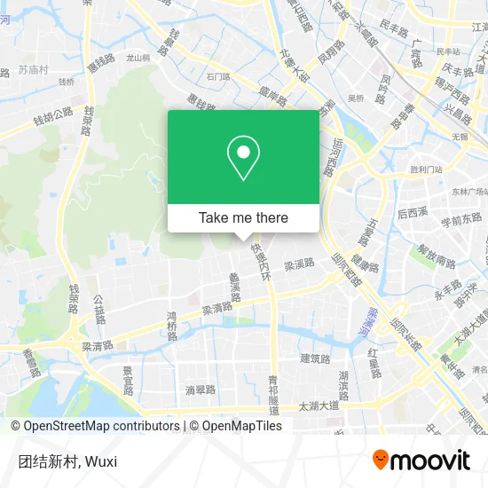 团结新村 map