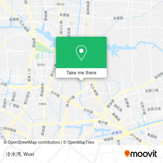 冷水湾 map