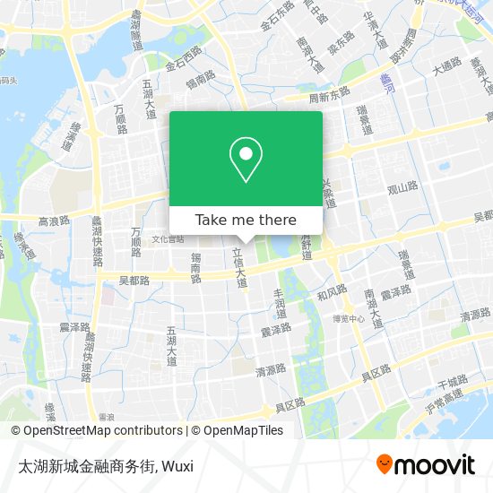 太湖新城金融商务街 map