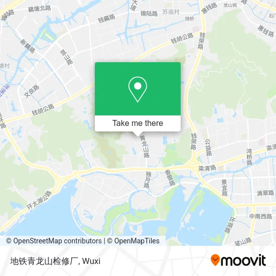 地铁青龙山检修厂 map