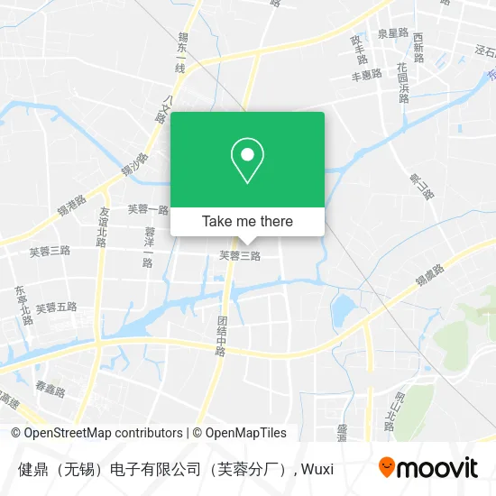 健鼎（无锡）电子有限公司（芙蓉分厂） map