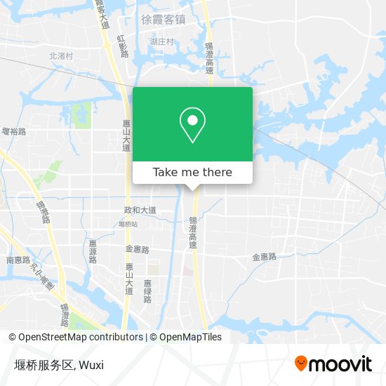 堰桥服务区 map