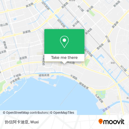 协信阿卡迪亚 map