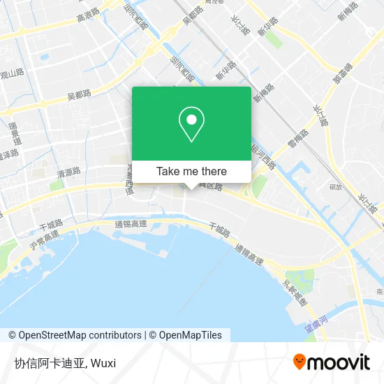 协信阿卡迪亚 map