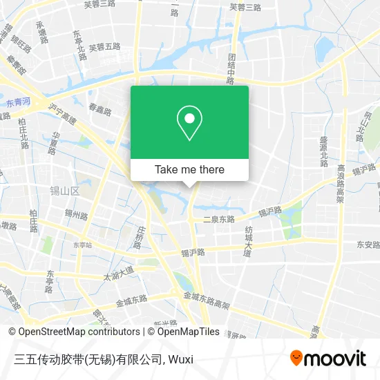 三五传动胶带(无锡)有限公司 map