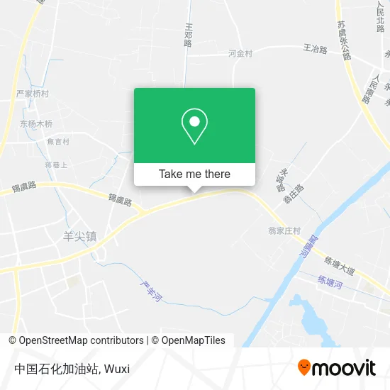 中国石化加油站 map