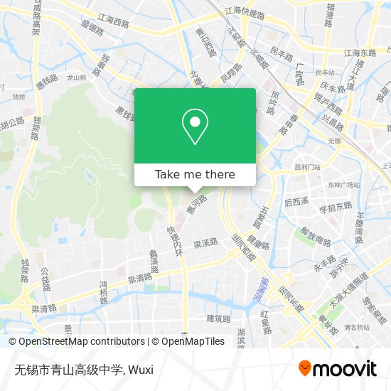 无锡市青山高级中学 map