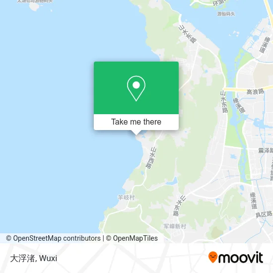 大浮渚 map