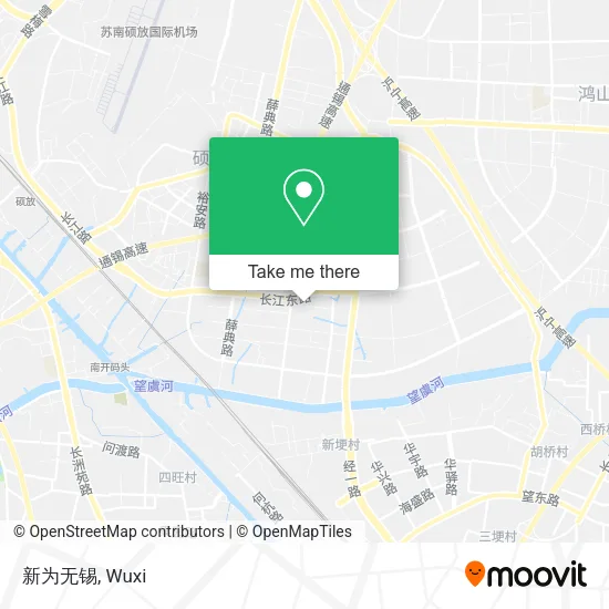 新为无锡 map