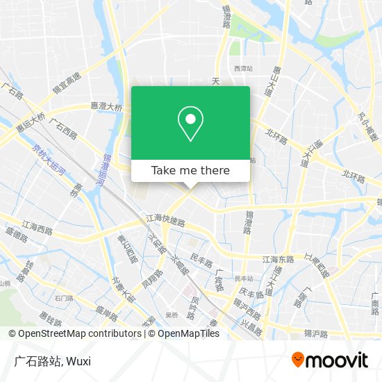 广石路站 map