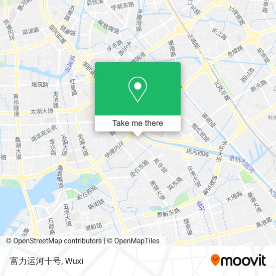 富力运河十号 map