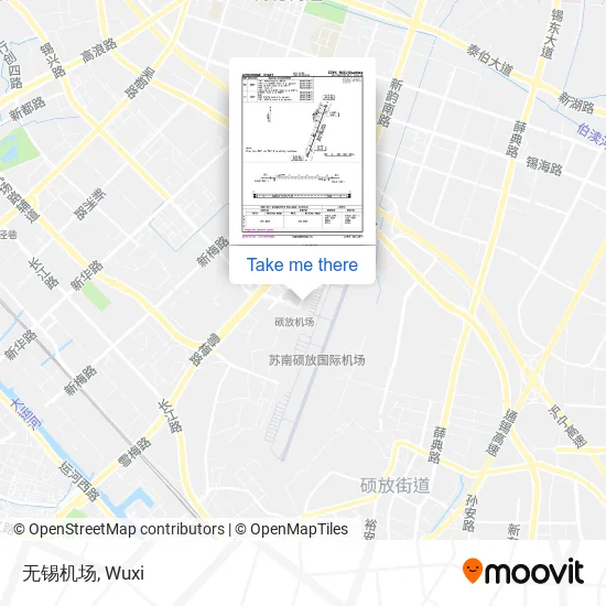 无锡机场 map