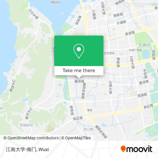 江南大学-南门 map