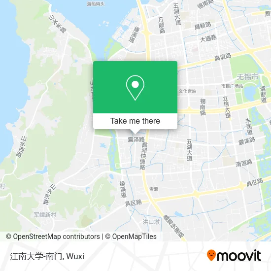 江南大学-南门 map
