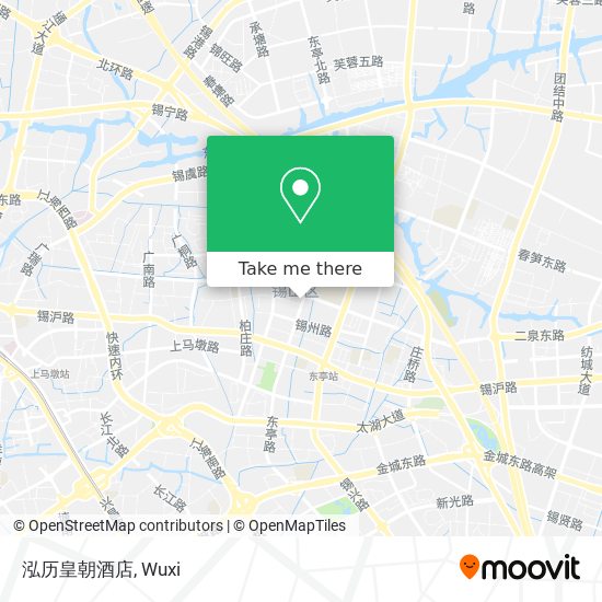 泓历皇朝酒店 map