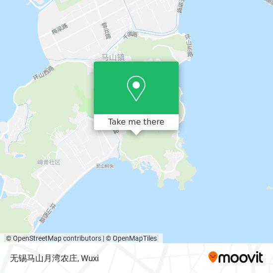 无锡马山月湾农庄 map