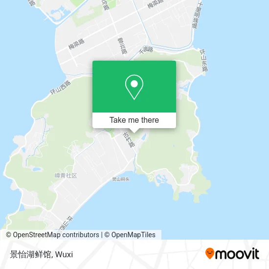 景怡湖鲜馆 map