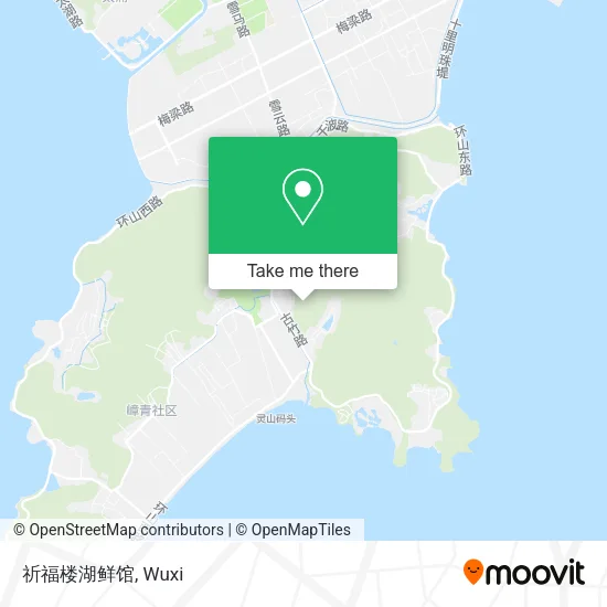 祈福楼湖鲜馆 map