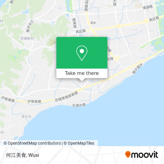 何江美食 map