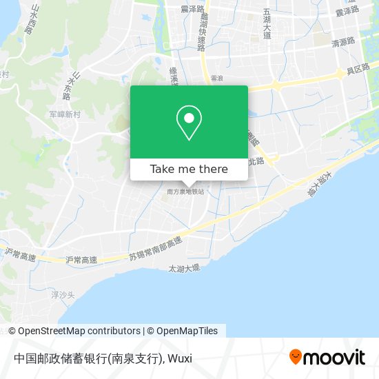 中国邮政储蓄银行(南泉支行) map