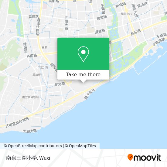 南泉三湖小学 map