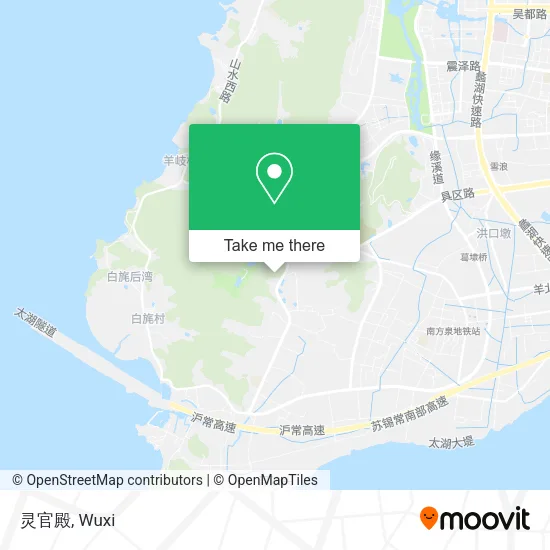 灵官殿 map