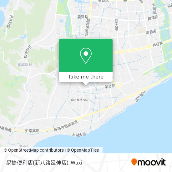 易捷便利店(新八路延伸店) map