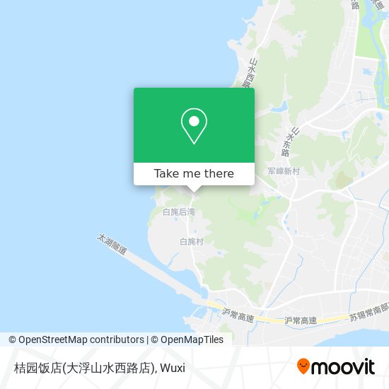 桔园饭店(大浮山水西路店) map