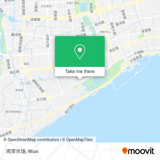 周潭市场 map