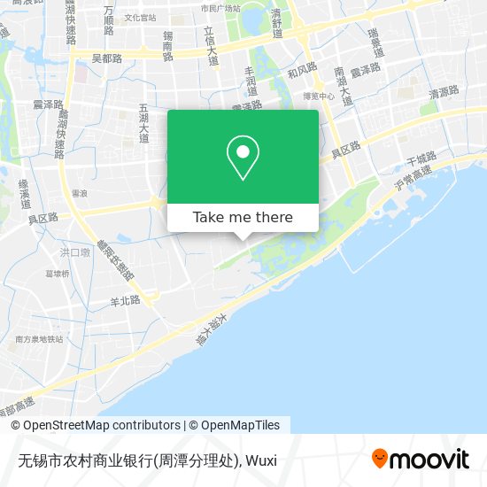 无锡市农村商业银行(周潭分理处) map