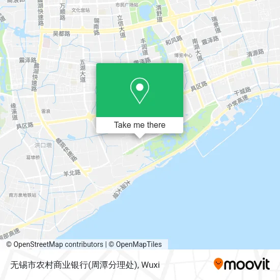 无锡市农村商业银行(周潭分理处) map