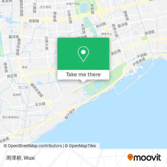 周潭桥 map