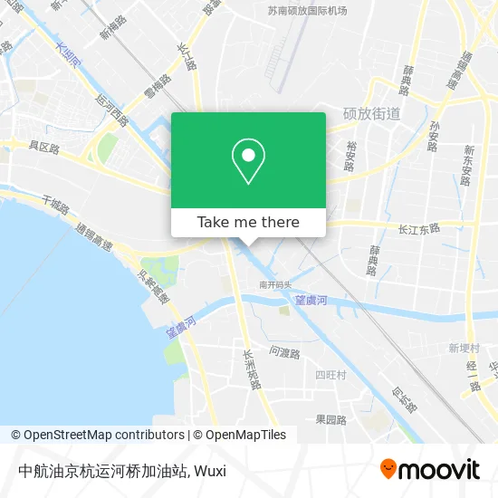 中航油京杭运河桥加油站 map