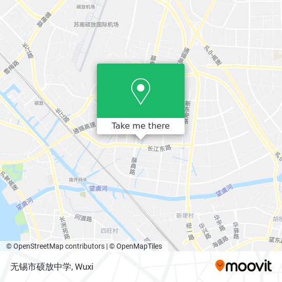 无锡市硕放中学 map