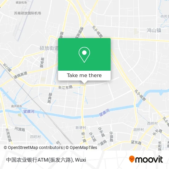 中国农业银行ATM(振发六路) map