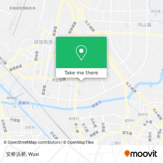 安桥浜桥 map