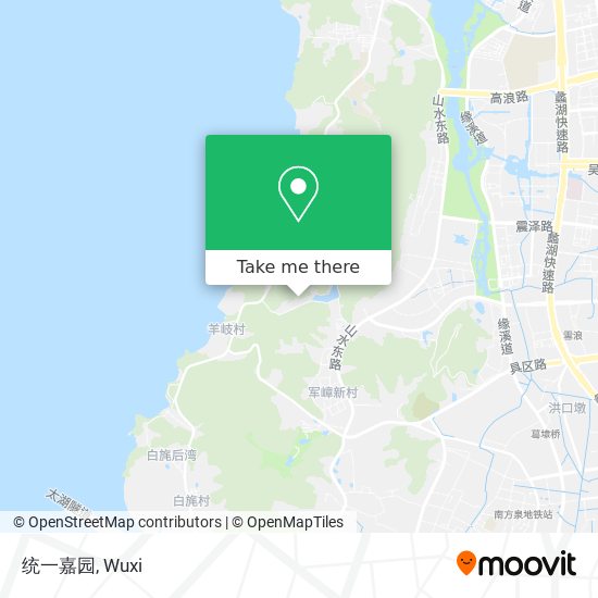 统一嘉园 map