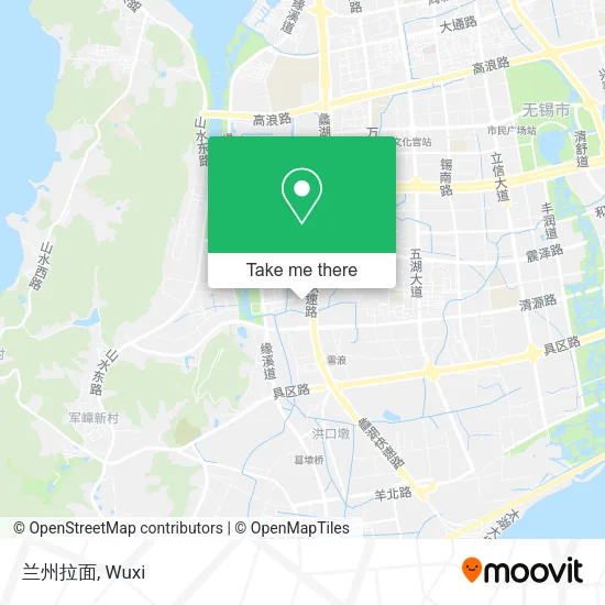 兰州拉面 map