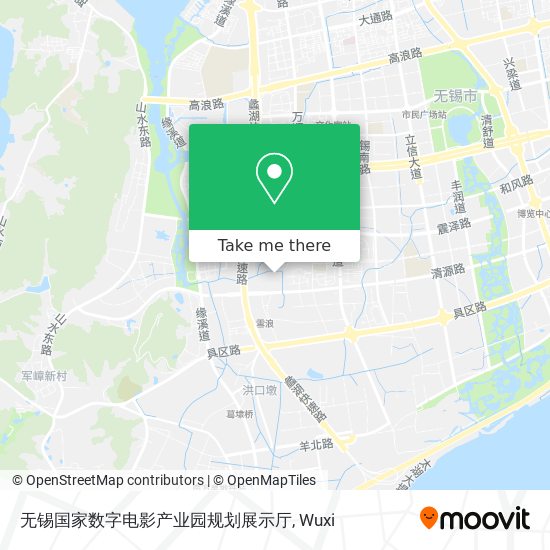 无锡国家数字电影产业园规划展示厅 map