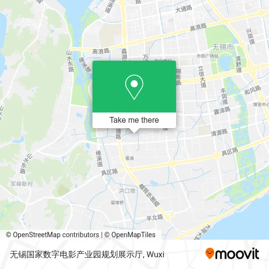 无锡国家数字电影产业园规划展示厅 map