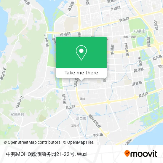 中邦MOHO蠡湖商务园21-22号 map