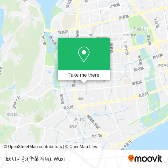 欧贝莉莎(华莱坞店) map