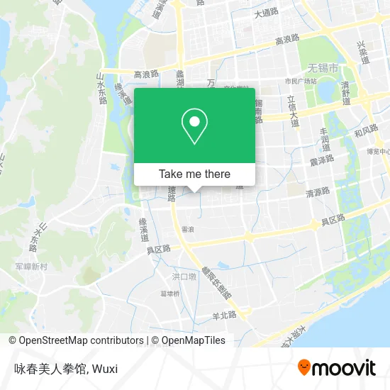 咏春美人拳馆 map