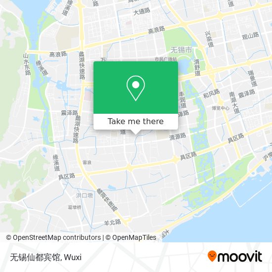 无锡仙都宾馆 map