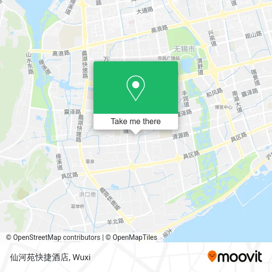 仙河苑快捷酒店 map
